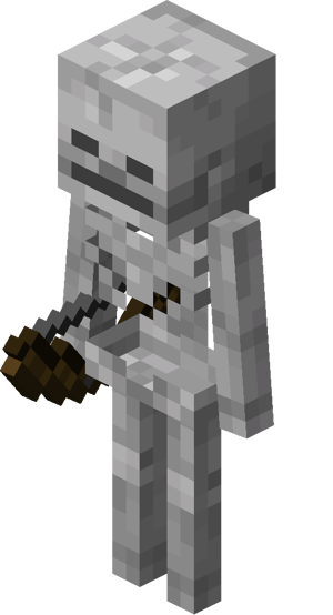 Skeleton (Minecraft) AI voice text to speech and AI music cover generator
